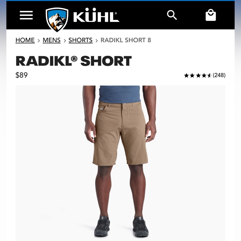 KUHL RADIKL® SHORT in discontinued color!